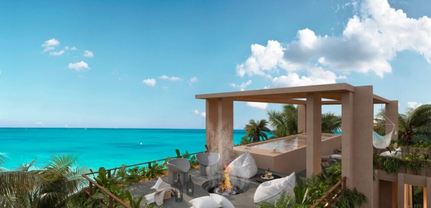 Extra luxury beachfront Penthouse in Tulum